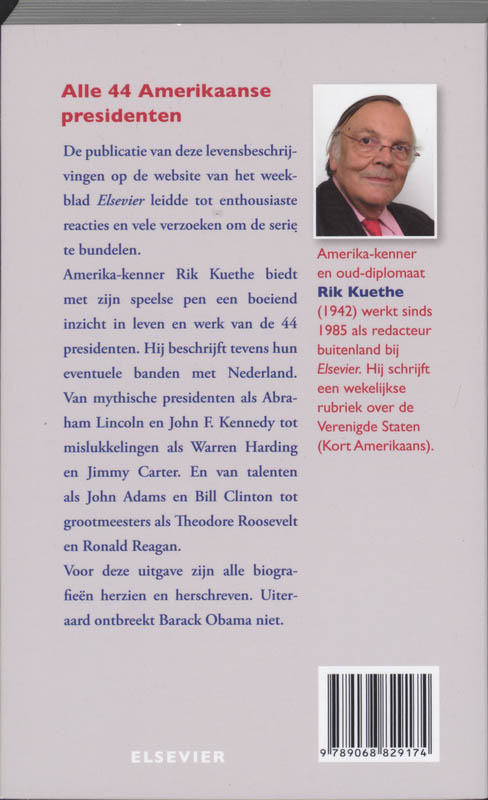 Achterkant van Alle 44 Amerikaanse Presidenten