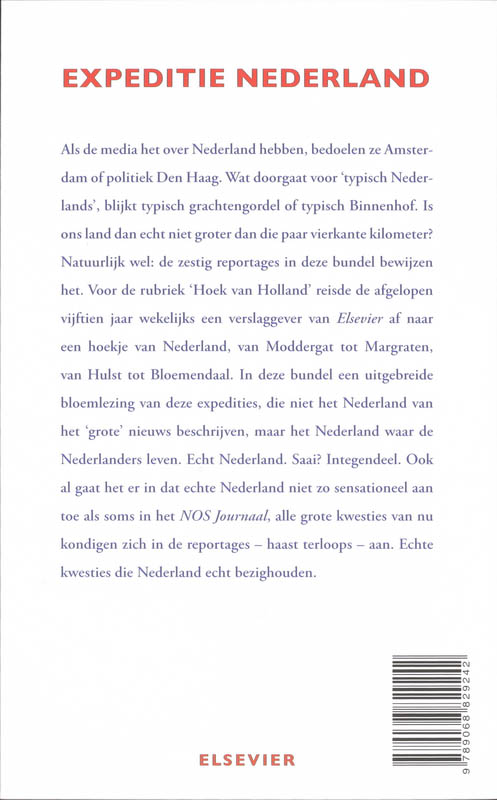 Achterkant van Expeditie Nederland
