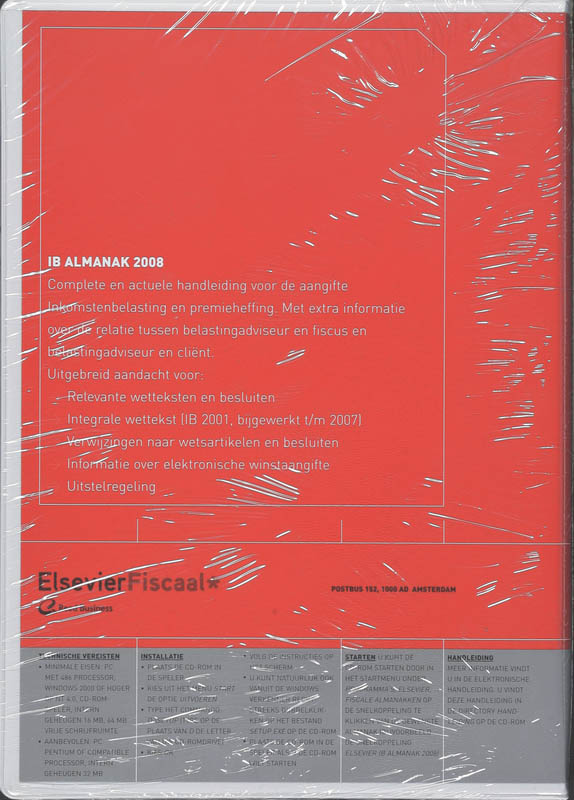 Achterkant van 2008
