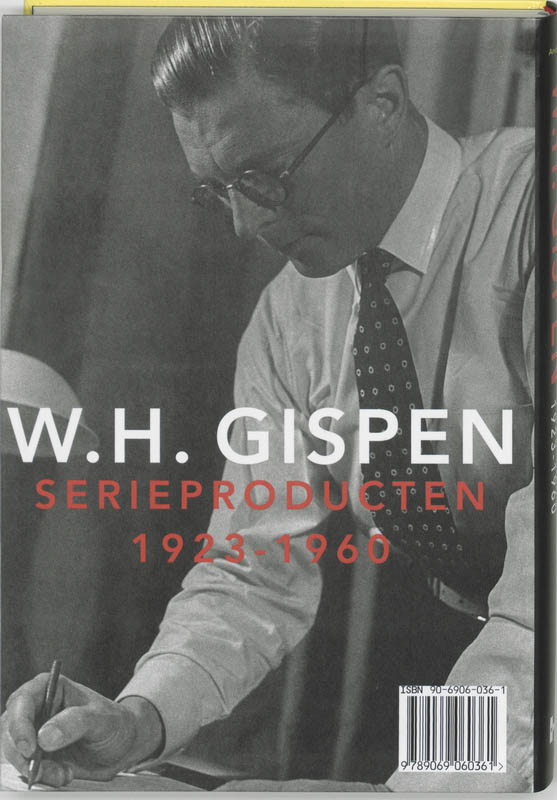 Achterkant van Serieproducten 1923-1960