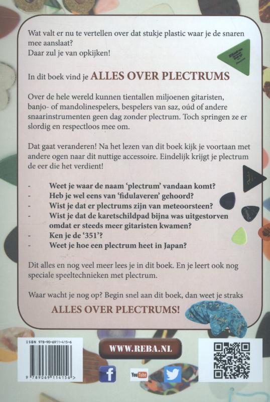 Achterkant van Alles over plectrums