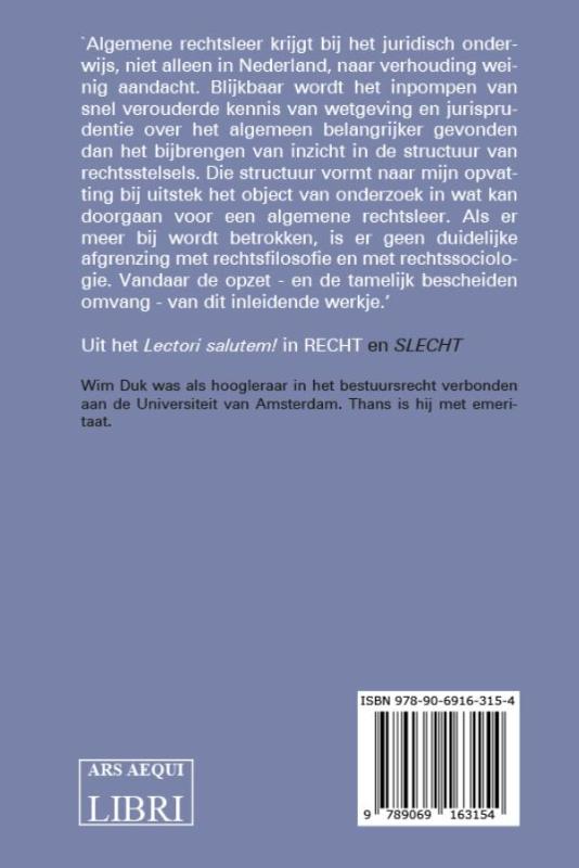 Achterkant van Recht en slecht