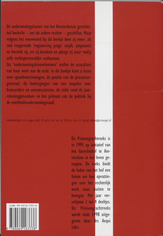 Achterkant van De Ondernemingskamer