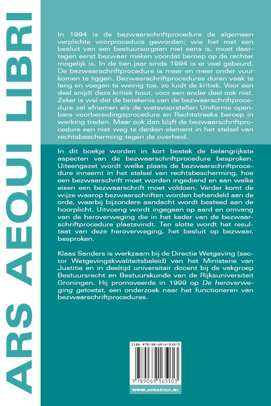 Achterkant van De bezwaarschriftprocedure