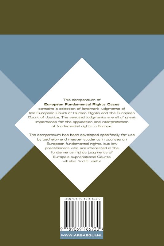 Achterkant van European fundamental rights cases