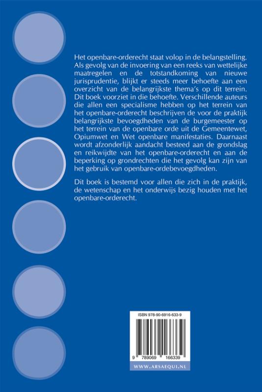 Achterkant van Hoofdstukken openbare-orderecht
