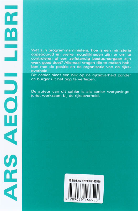 Achterkant van Blik op de rijksoverheid