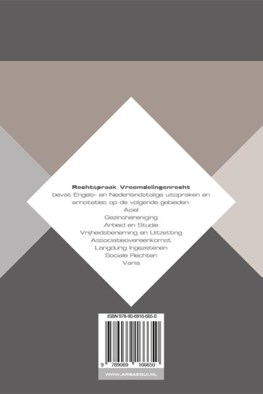 Achterkant van Rechtspraak vreemdelingerecht