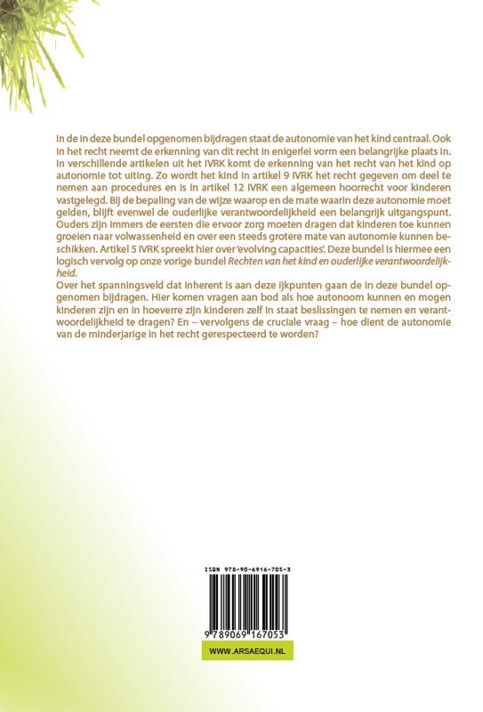 Achterkant van Rechten van het kind en autonomie