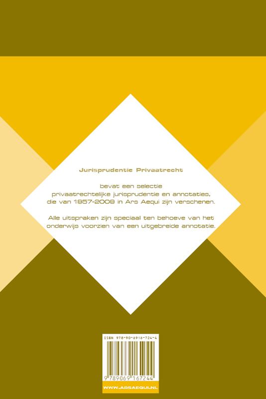 Achterkant van Privaatrecht 1957-2009