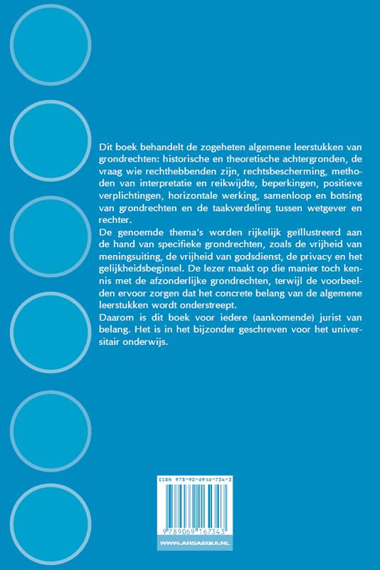 Achterkant van Hoofdstukken Grondrechten