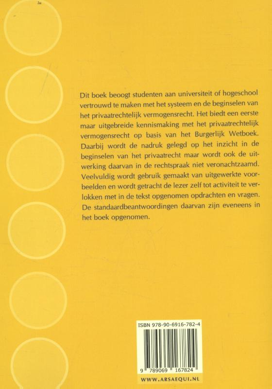 Achterkant van Privaatrecht als opdracht