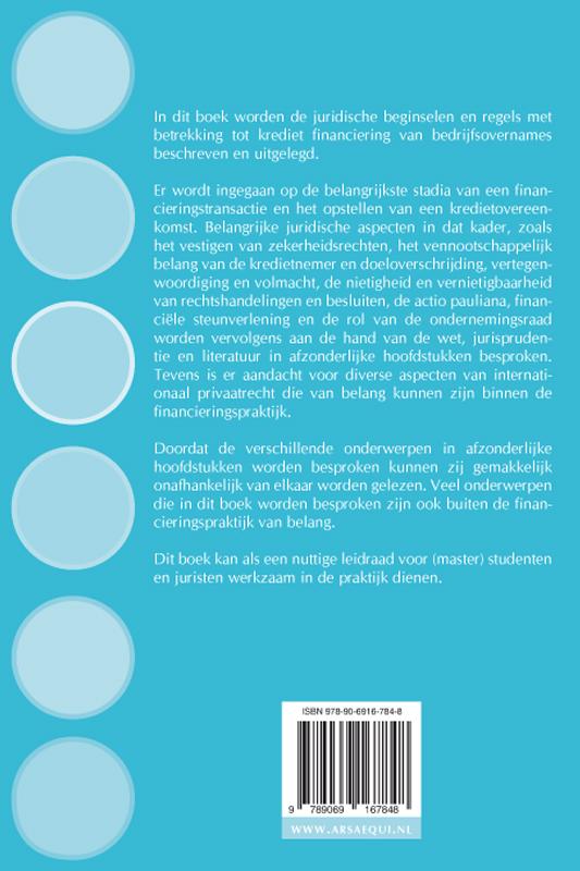 Achterkant van Kredietfinanciering van bedrijfsovernames