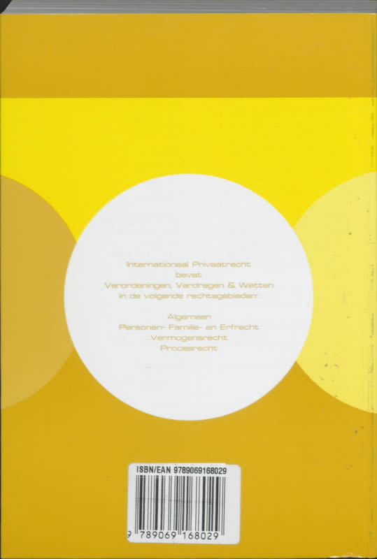 Achterkant van Internationaal Privaatrecht 2008/2010