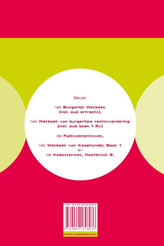 Achterkant van Burgerlijk recht 2009/2010