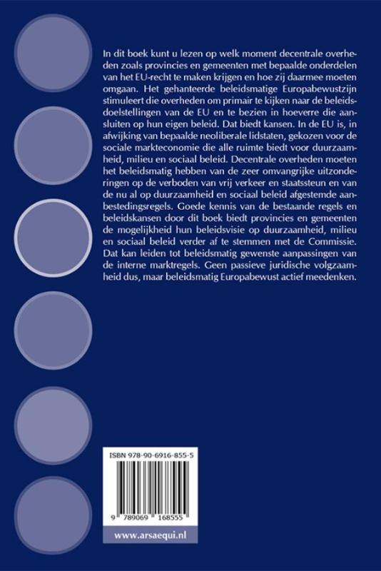 Achterkant van Het recht van de EU voor decentrale overheden