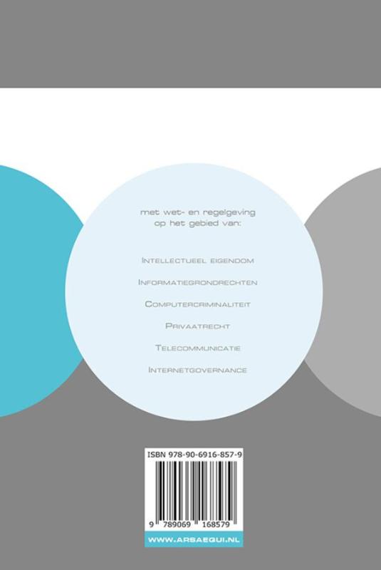 Achterkant van Internetrecht 2016/2017