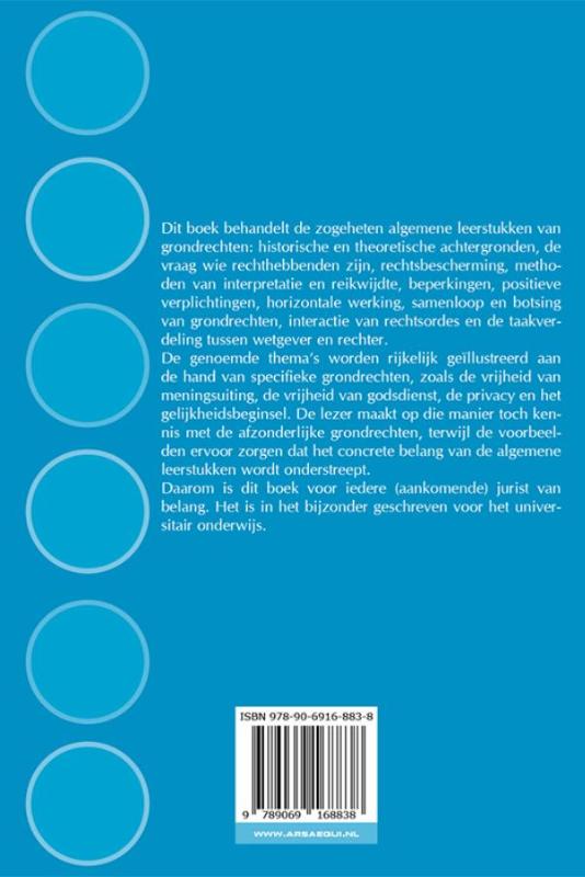 Achterkant van Hoofdstukken grondrechten