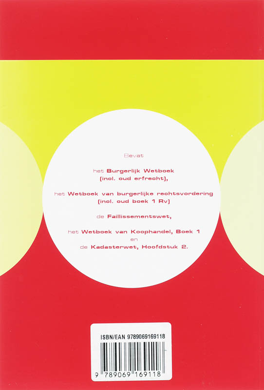 Achterkant van Burgerlijk recht 2007/2008