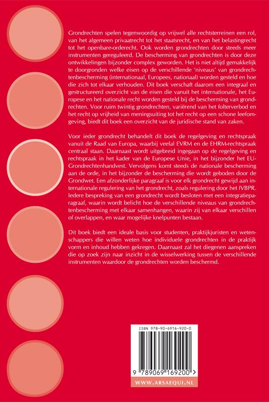 Achterkant van handboek