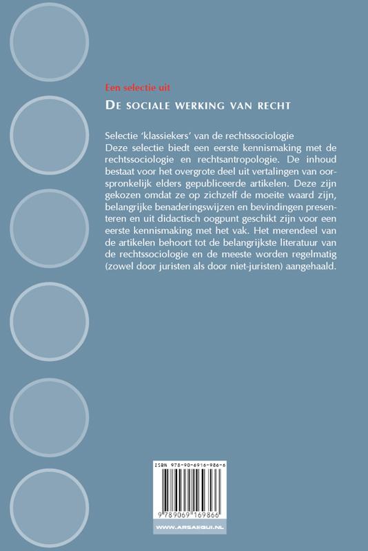 Achterkant van De sociale werking van recht