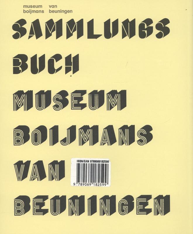 Achterkant van Sammlungs buch