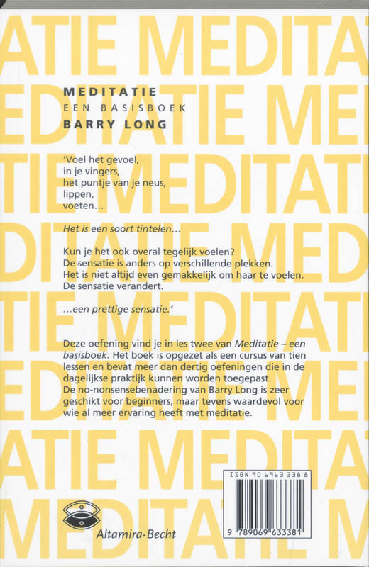 Achterkant van Meditatie