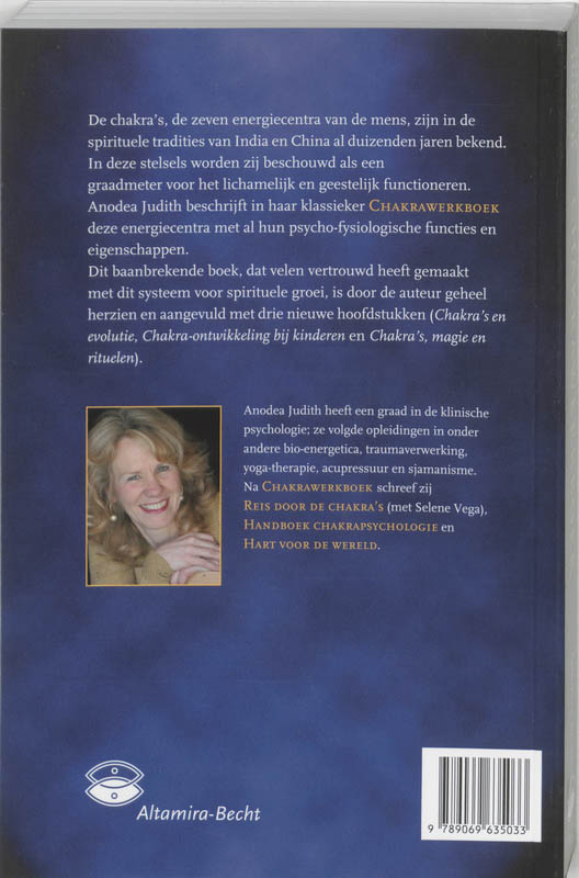 Achterkant van Chakra werkboek