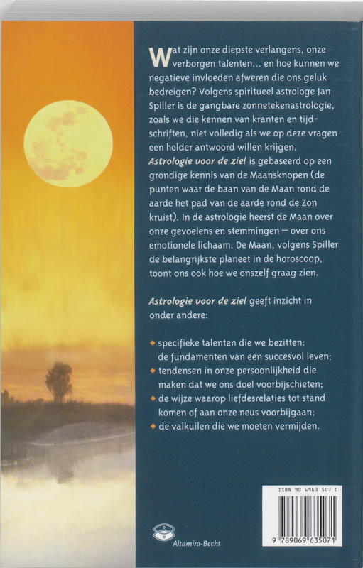 Achterkant van Astrologie voor de ziel