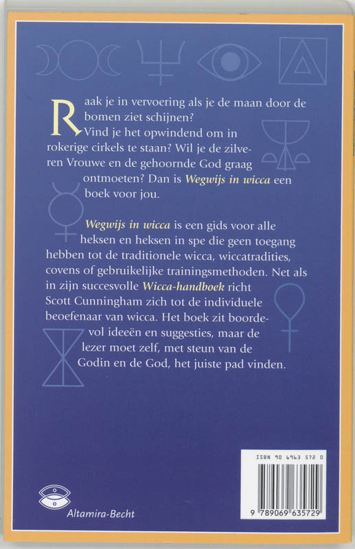 Achterkant van Wegwijs in Wicca
