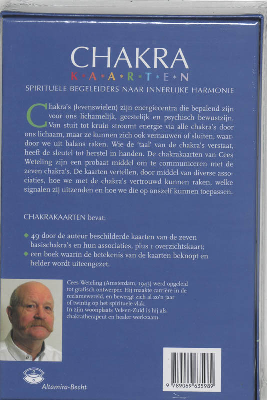 Achterkant van Chakrakaarten