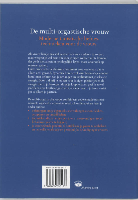 Achterkant van De multi-orgastische vrouw