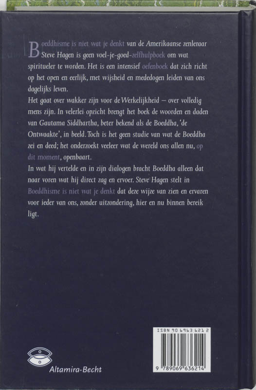 Achterkant van Boeddhisme is niet wat je denkt
