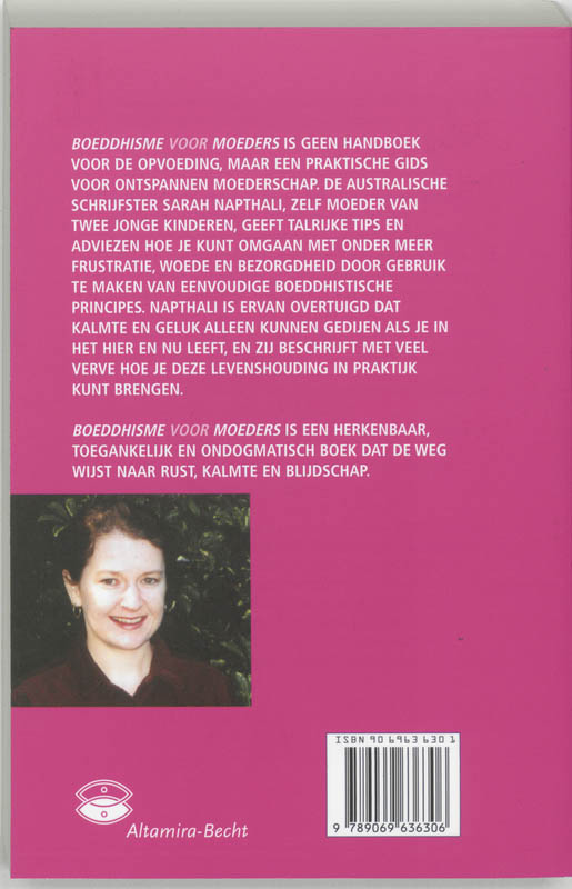 Achterkant van Boeddhisme voor moeders