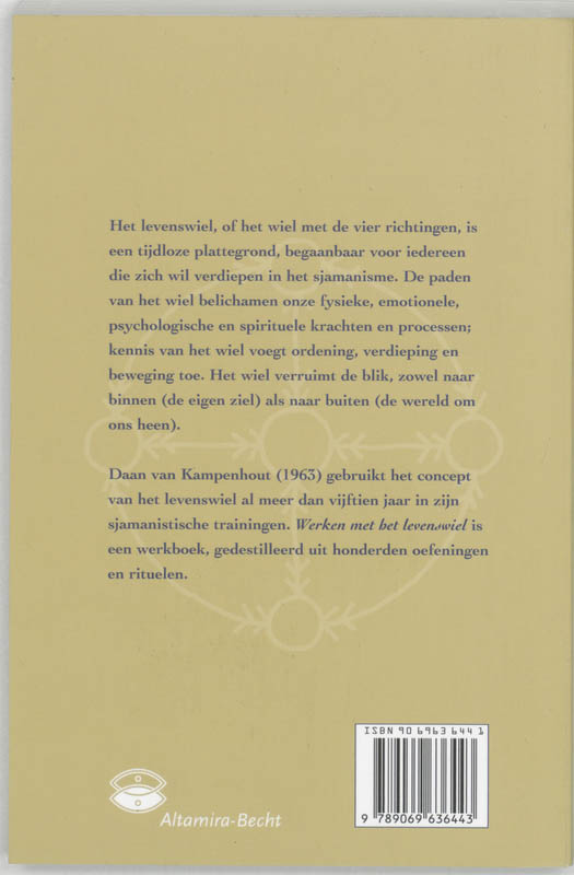 Achterkant van Werken met het levenswiel