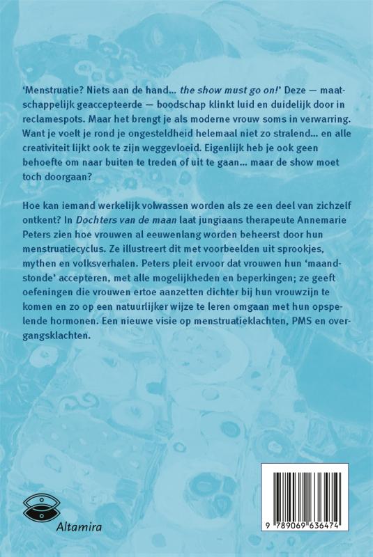Achterkant van Dochters van de maan