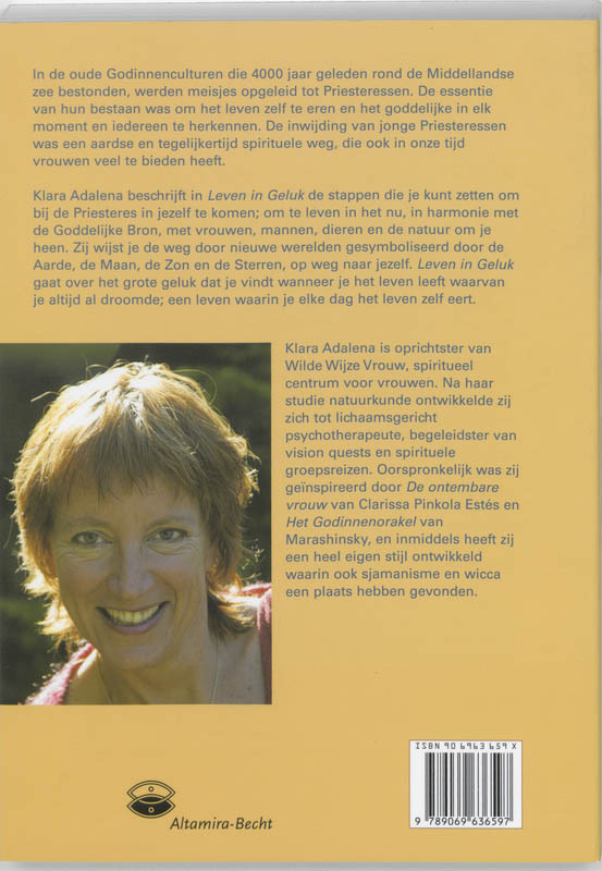 Achterkant van Leven in geluk