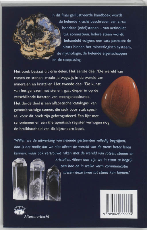 Achterkant van Handboek geneeskrachtige stenen