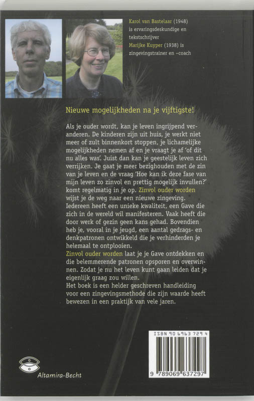 Achterkant van Zinvol ouder worden