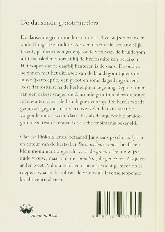 Achterkant van De dansende grootmoeders
