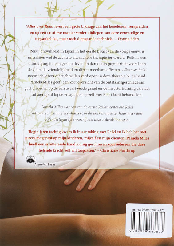 Achterkant van Alles over reiki