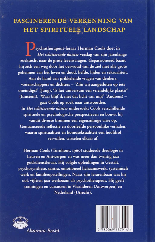 Achterkant van Het schitterende duister
