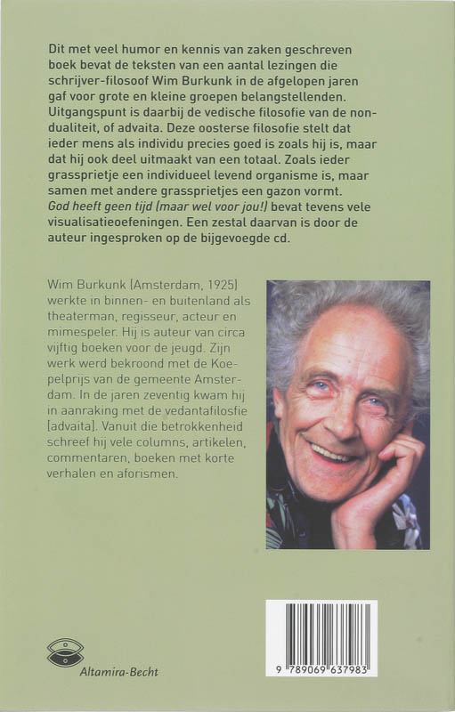 Achterkant van God heeft geen tijd (maar wel voor jou!)