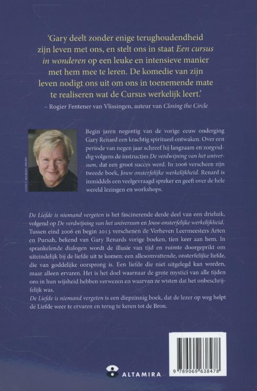 Achterkant van De liefde is niemand vergeten
