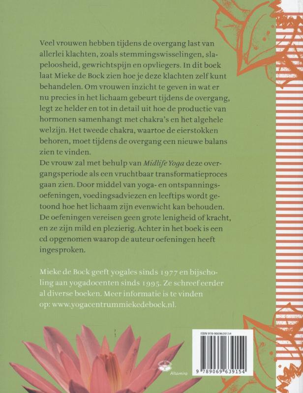 Achterkant van Midlife yoga