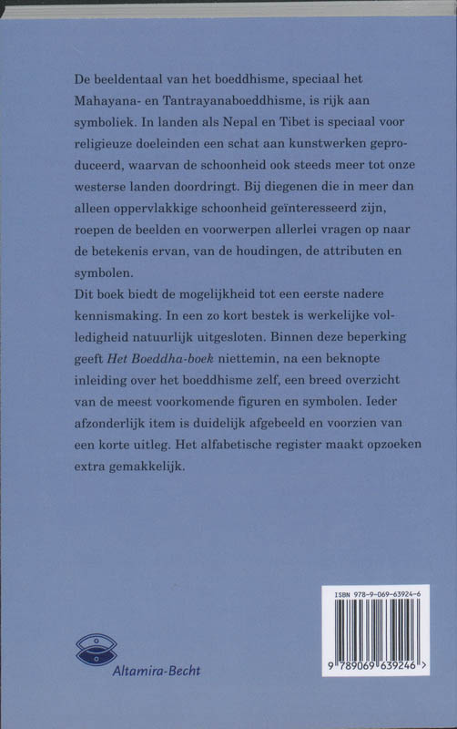 Achterkant van Het Boeddha Boek