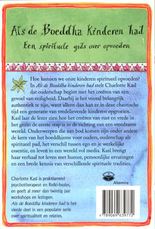 Achterkant van Als de Boeddha kinderen had