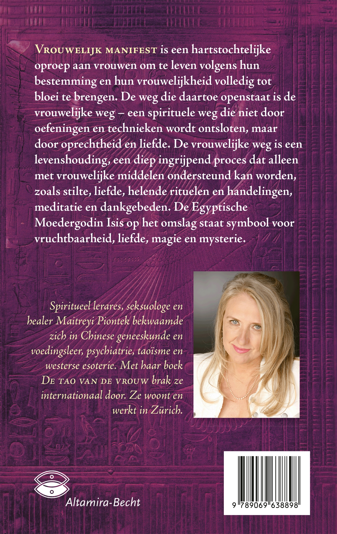 Achterkant van Vrouwelijk manifest