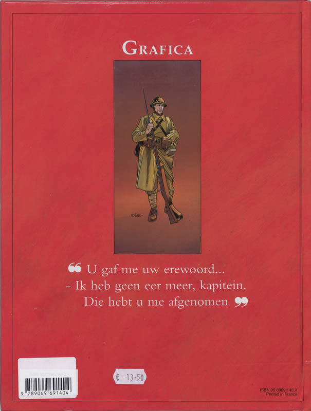 Achterkant van 3 Adrien 1917