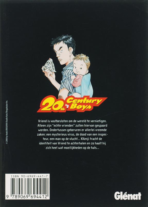 Achterkant van 20th century boys